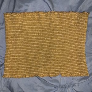 Womens yellow tube top Size L/XL